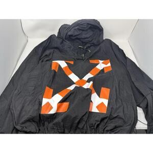 Off White Virgil Rain Jacket Mca Logo Print Size Large
